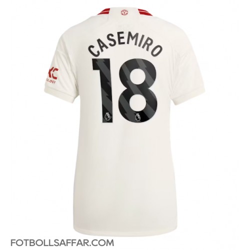 Manchester United Casemiro #18 Tredjeställ Dam 2023-24 Kortärmad